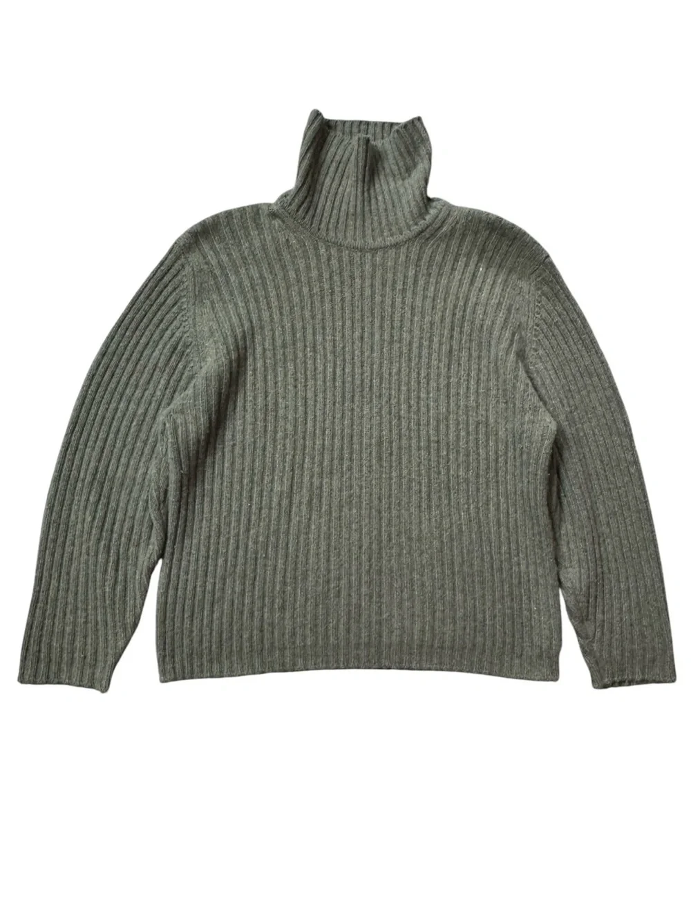 The Cashmere Store of Scotland Turtleneck Ribbed Sweater size M